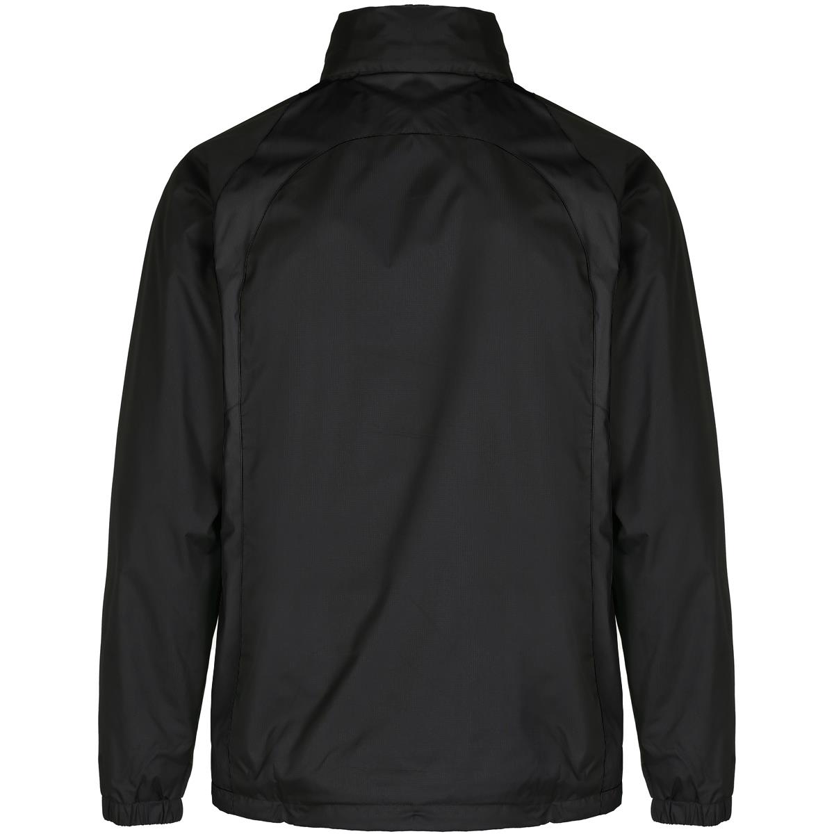 Unbranded Teamwear Elite Showerproof Jacket Black - Back Unbranded Teamwear Elite Showerproof Jacket Black - Back