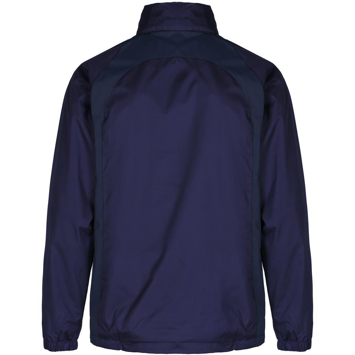 Unbranded Teamwear Elite Showerproof Jacket Navy Kids - Back Unbranded Teamwear Elite Showerproof Jacket Navy Kids - Back