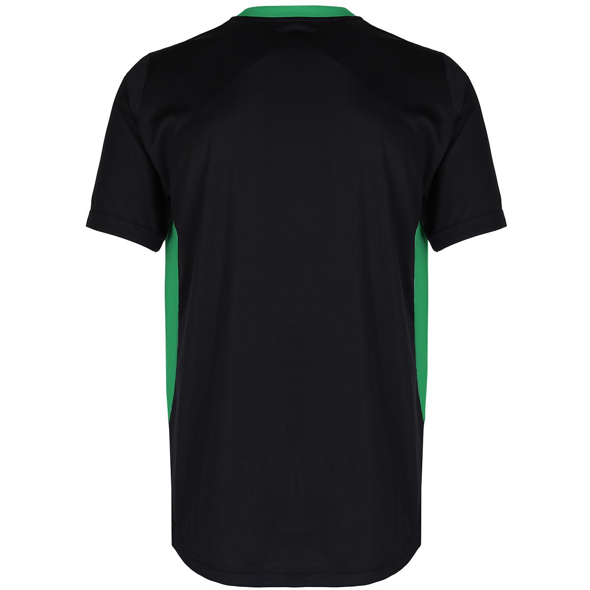 Unbranded Teamwear Pro Training Tee Black/Emerald Kids - Back