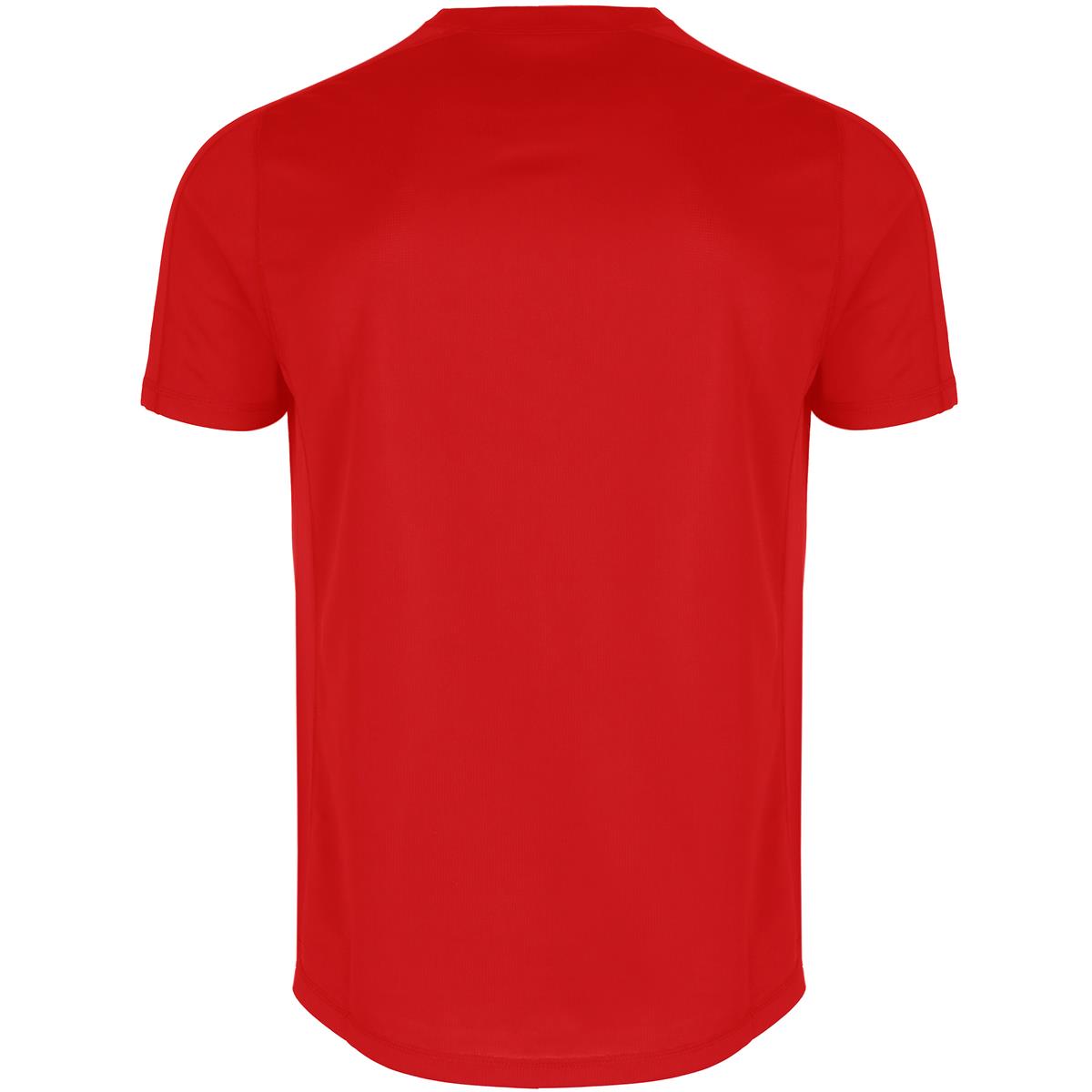 Unbranded Teamwear Technical Tee Red - Back Unbranded Teamwear Technical Tee Red - Back