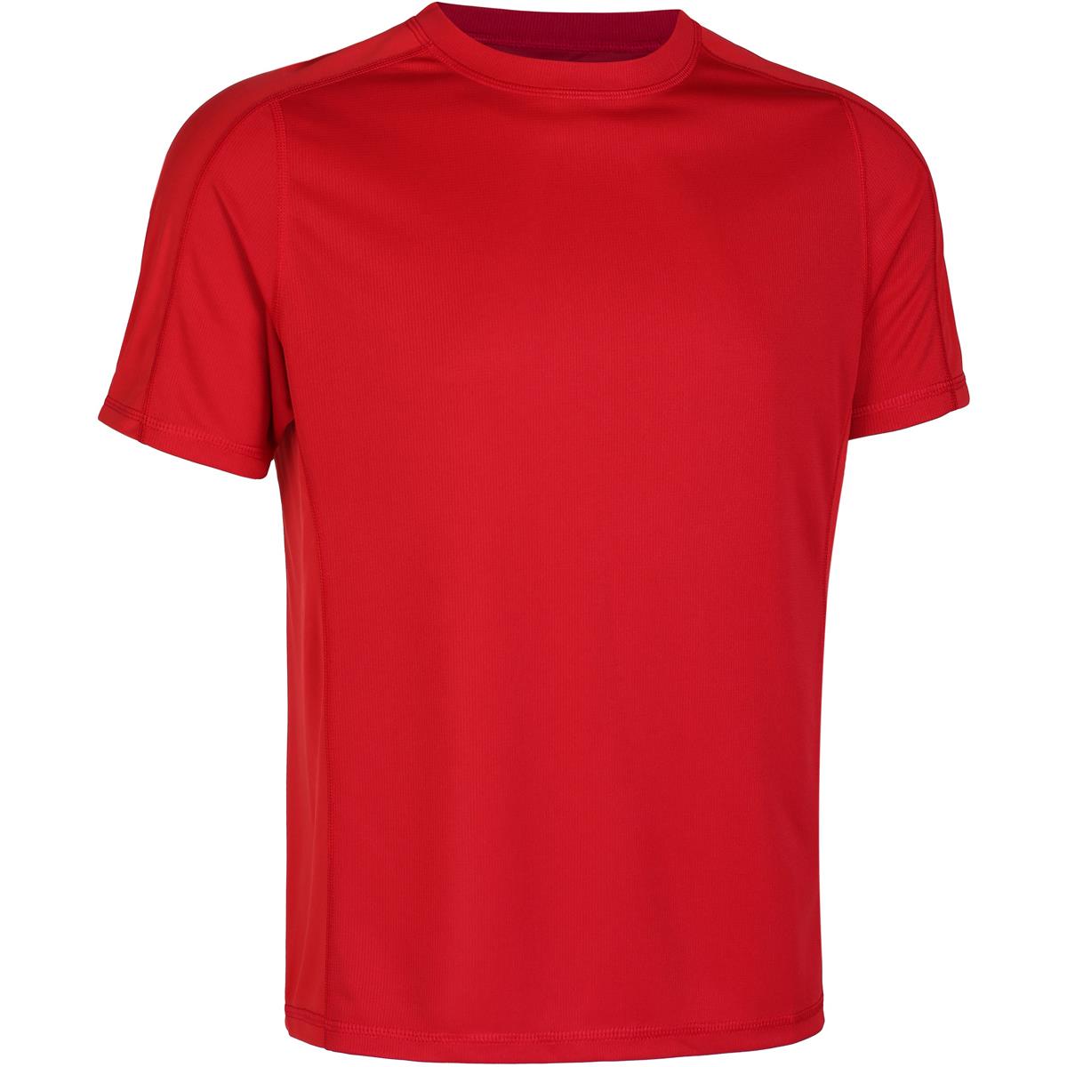 Unbranded Teamwear Technical Tee Red - Front Unbranded Teamwear Technical Tee Red - Front