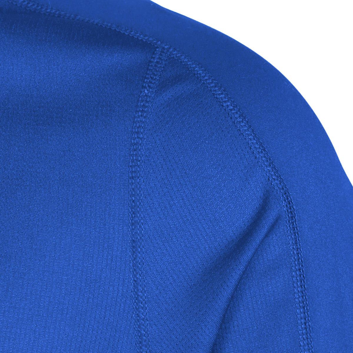 Unbranded Teamwear Technical Tee Royal - Detail 1 Unbranded Teamwear Technical Tee Royal - Detail 1
