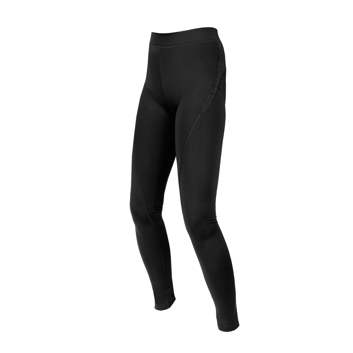 Unbranded Teamwear Girls Power Stretch Leggings Black - Front