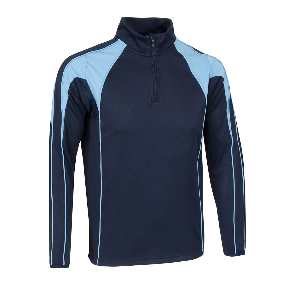 Unbranded Teamwear Pro Midlayer Navy/Sky Kids - Front