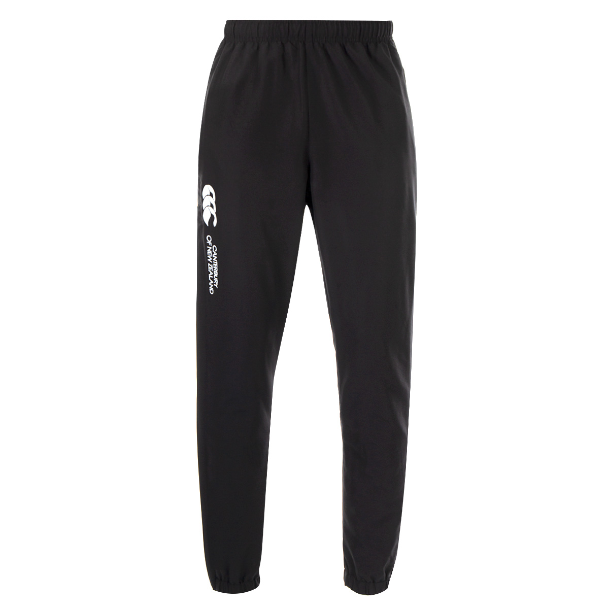 Canterbury Mens Cuffed Hem Stadium Pants - Black - Front Canterbury Mens Cuffed Hem Stadium Pants - Black - Front