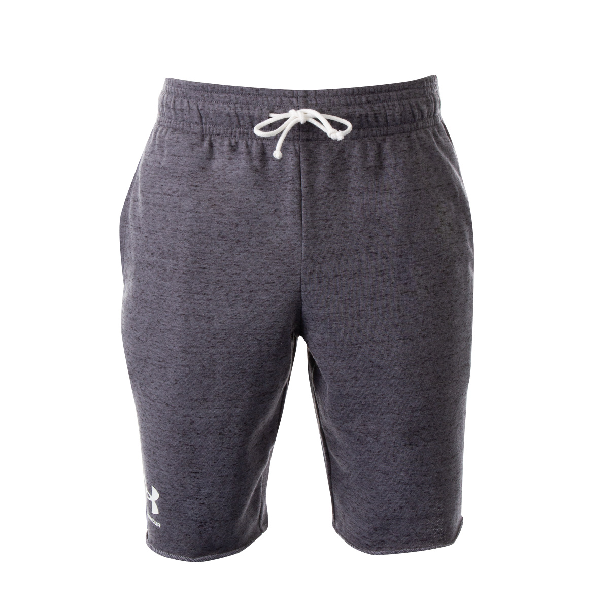 Under Armour Mens Rival Shorts - Pitch Grey - Front Under Armour Mens Rival Shorts - Pitch Grey - Front