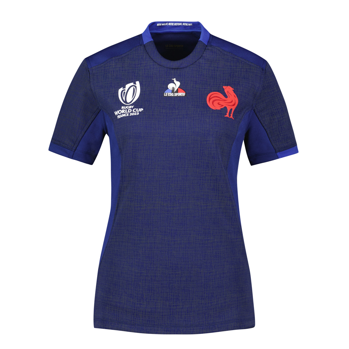 France Rugby World Cup 2023 Womens Home Rugby Shirt - Front France Rugby World Cup 2023 Womens Home Rugby Shirt - Front