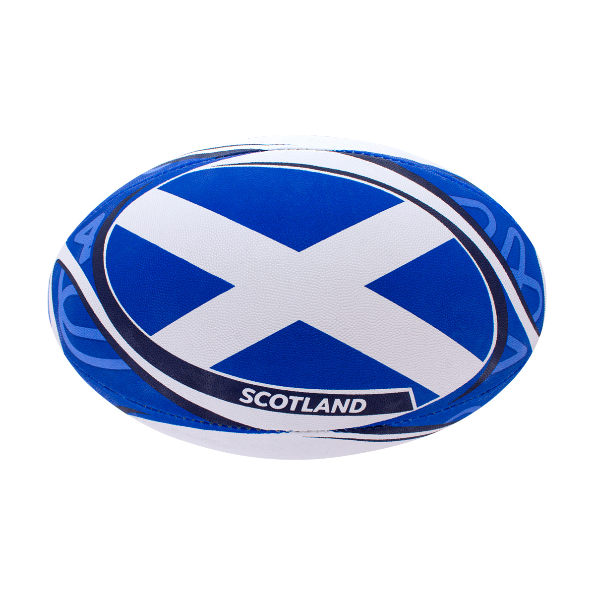 Rugby World Cup 2023 Scotland Flag Rugby Ball - Front Rugby World Cup 2023 Scotland Flag Rugby Ball - Front