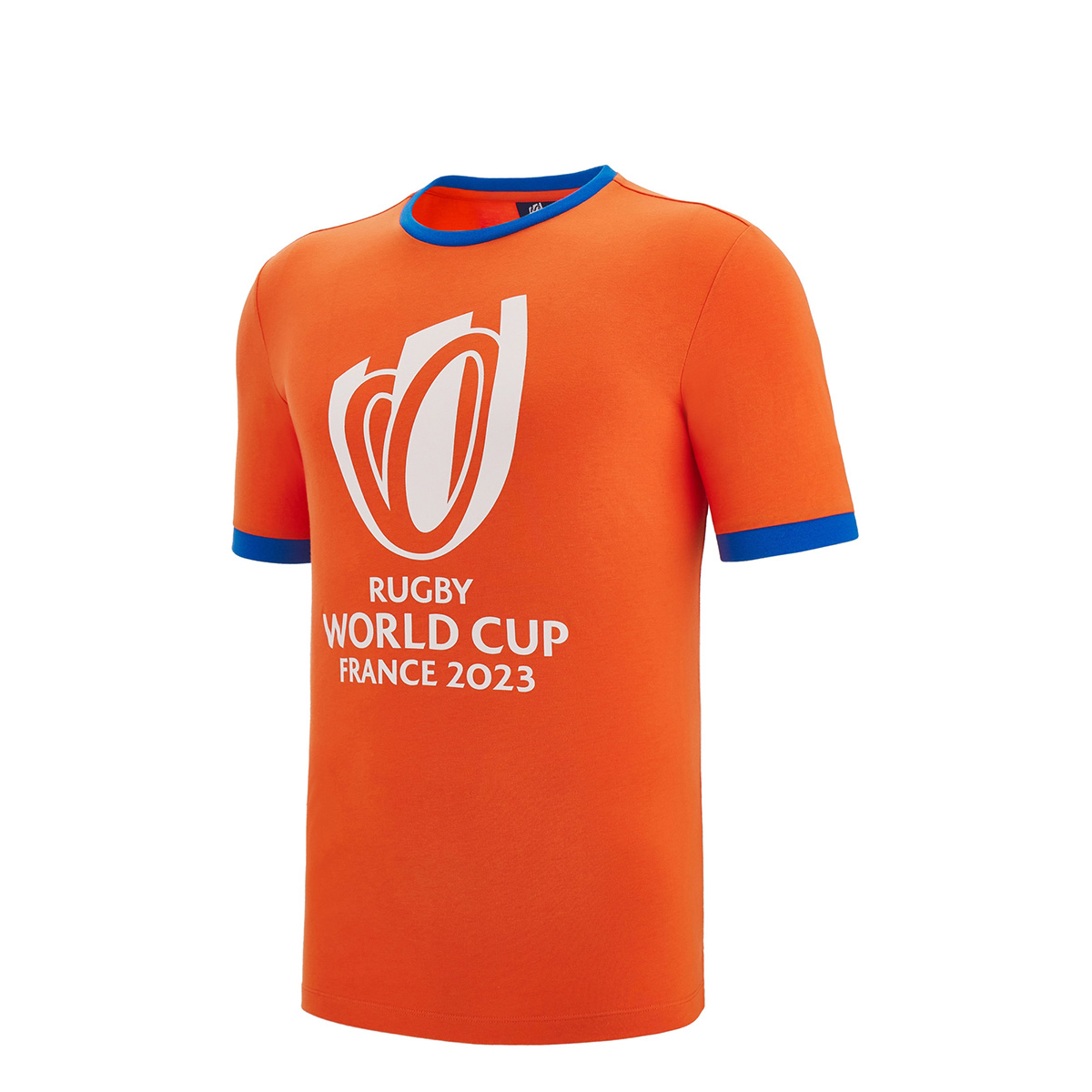 Rugby World Cup 2023 Macron Kids Cotton T-Shirt - Red - Front Rugby World Cup 2023 Macron Kids Cotton T-Shirt - Red - Front