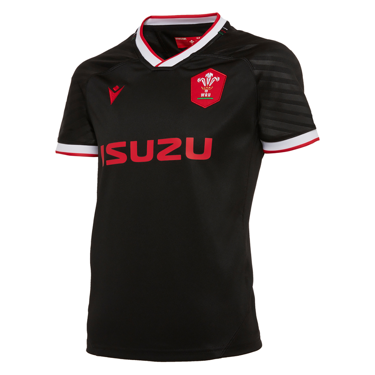 Wales Poly Alternate Rugby Shirt S/S Kids 2021 - Front