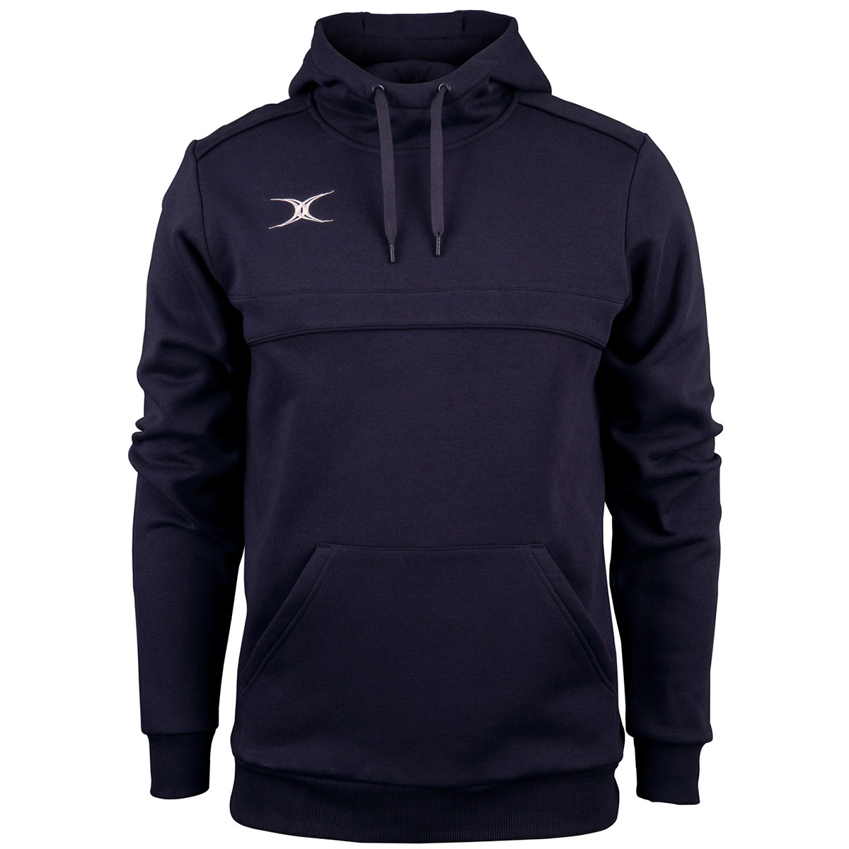 Gilbert Teamwear Photon Pullover Hoodie Navy - Front Gilbert Teamwear Photon Pullover Hoodie Navy - Front
