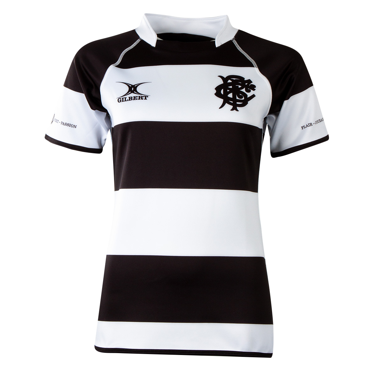 Barbarians Womens Players Edition Rugby Shirt S/S - Front Barbarians Womens Players Edition Rugby Shirt S/S - Front