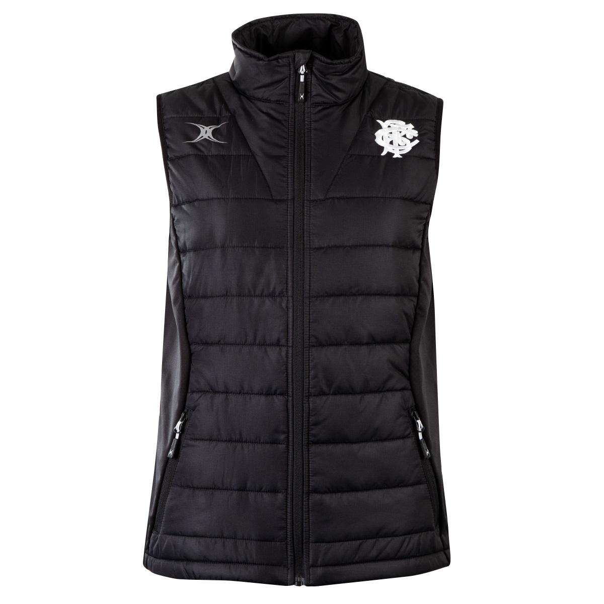 Barbarians Womens Pro Gilet Black - Front Barbarians Womens Pro Gilet Black - Front