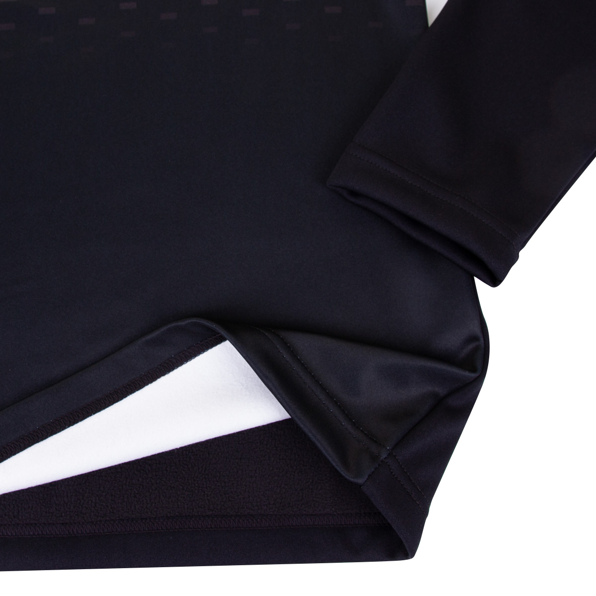 Barbarians Womens Solar 1/4 Zip Fleece - Black - Hem Barbarians Womens Solar 1/4 Zip Fleece - Black - Hem