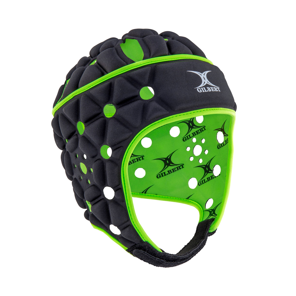 Gilbert Air Headguard Black Kids - Front Gilbert Air Headguard Black Kids - Front