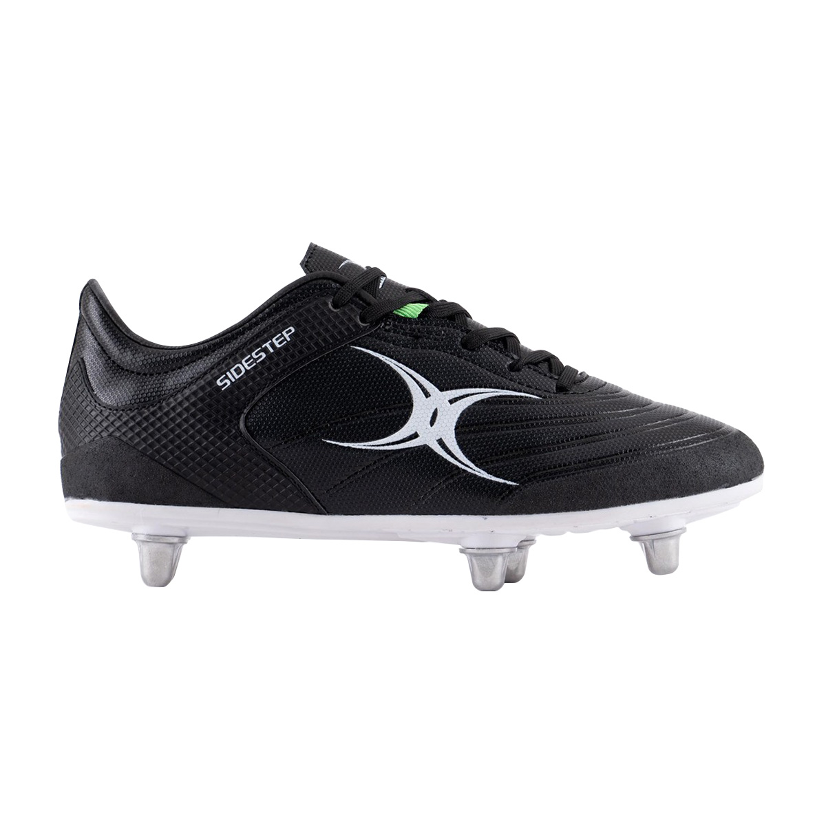 Gilbert Kids Sidestep X15 Rugby Boots - Black - Outer Edge