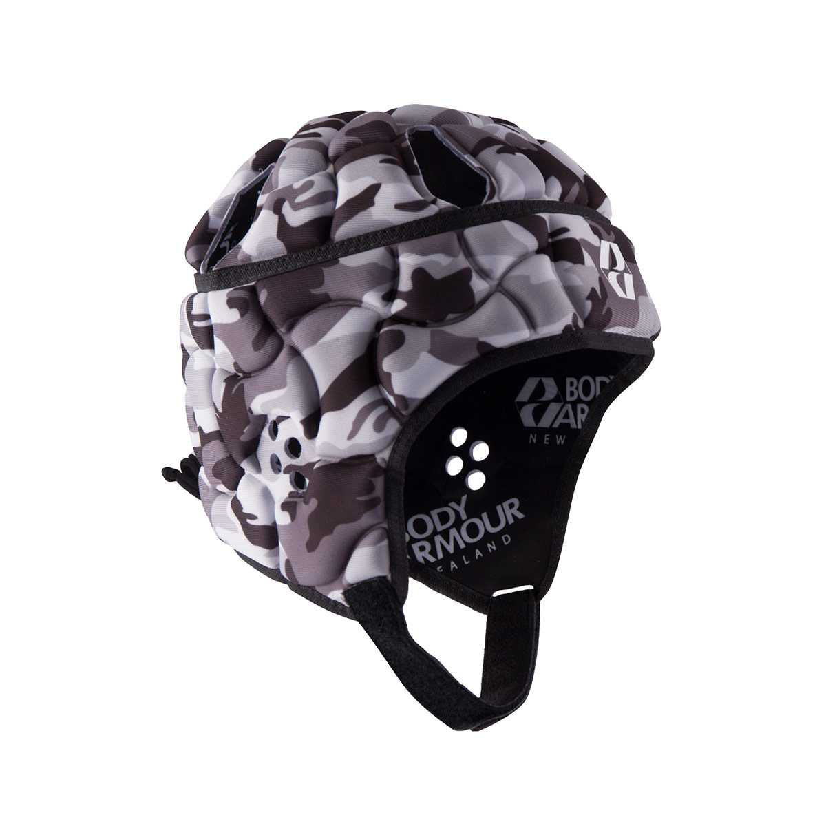 Body Armour Club Headguard Camo Kids - Front Body Armour Club Headguard Camo Kids - Front