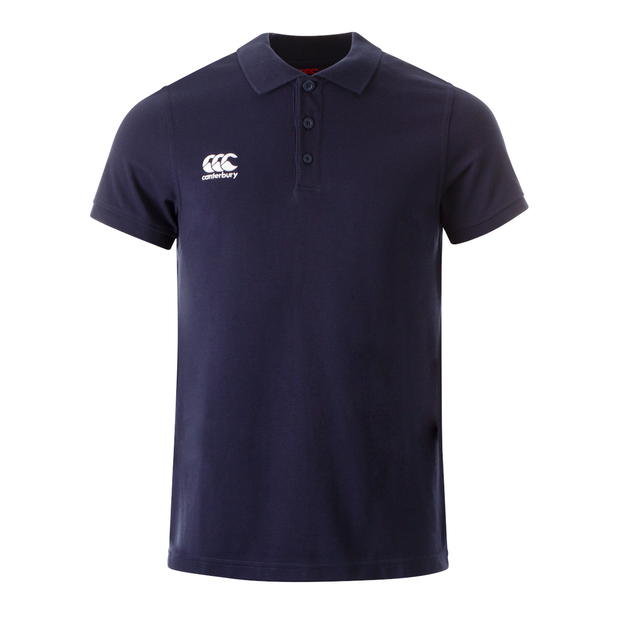 Canterbury Mens Waimak Polo - Navy - Front Canterbury Mens Waimak Polo - Navy - Front