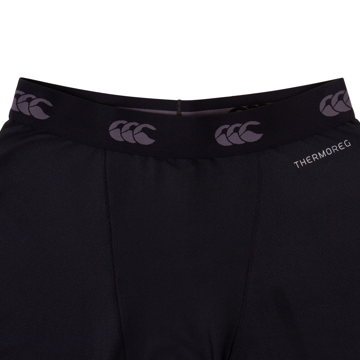Canterbury Adults Thermoreg Baselayer Shorts - Black - Waistband Canterbury Adults Thermoreg Baselayer Shorts - Black - Waistband