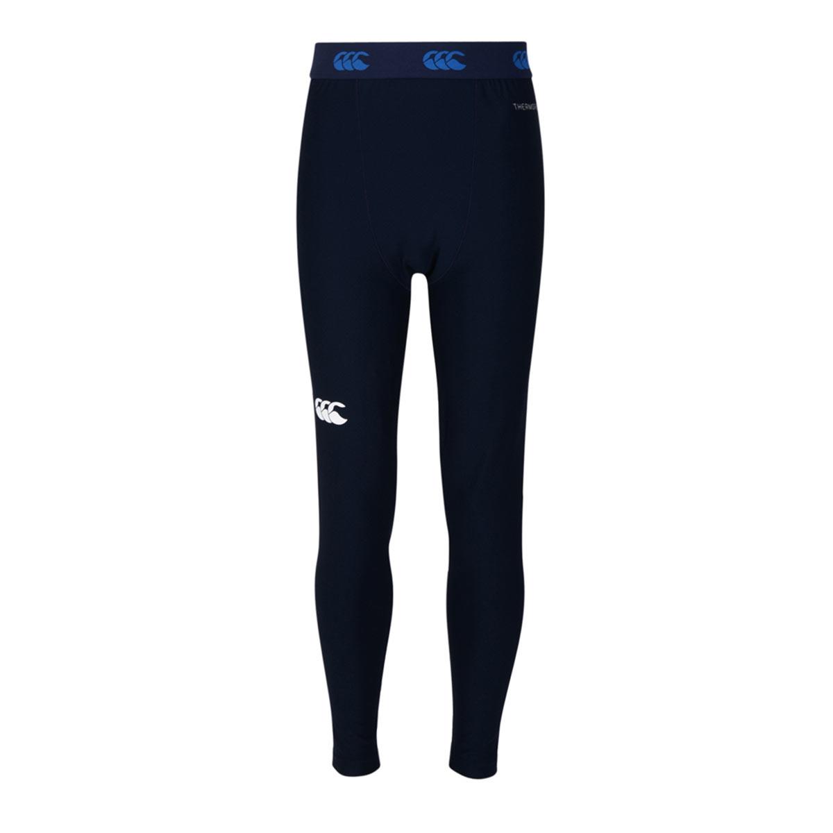 Canterbury Thermoreg Baselayer Cold Leggings Navy Kids - Front Canterbury Thermoreg Baselayer Cold Leggings Navy Kids - Front