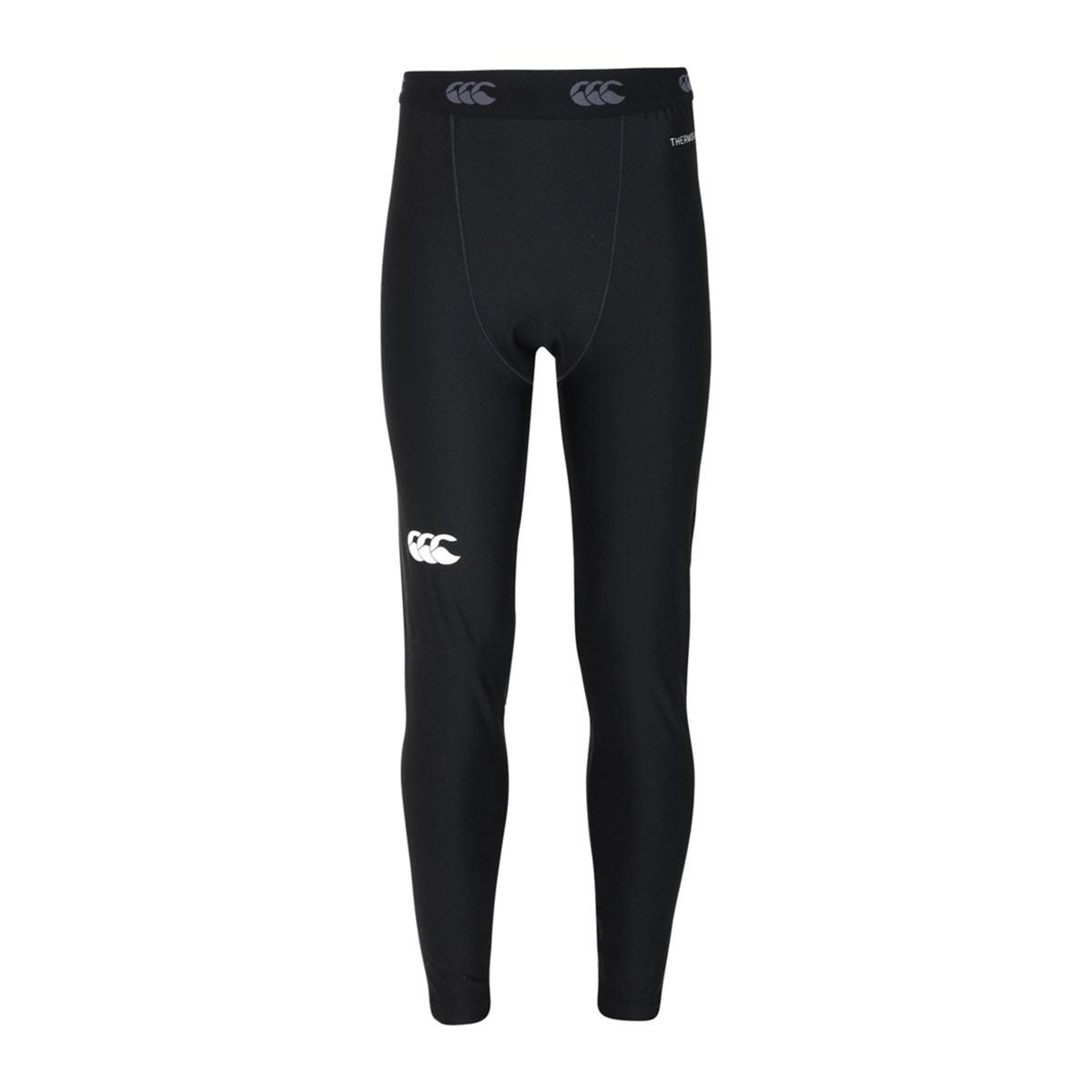 Canterbury Thermoreg Baselayer Cold Leggings Black Kids - Front Canterbury Thermoreg Baselayer Cold Leggings Black Kids - Front