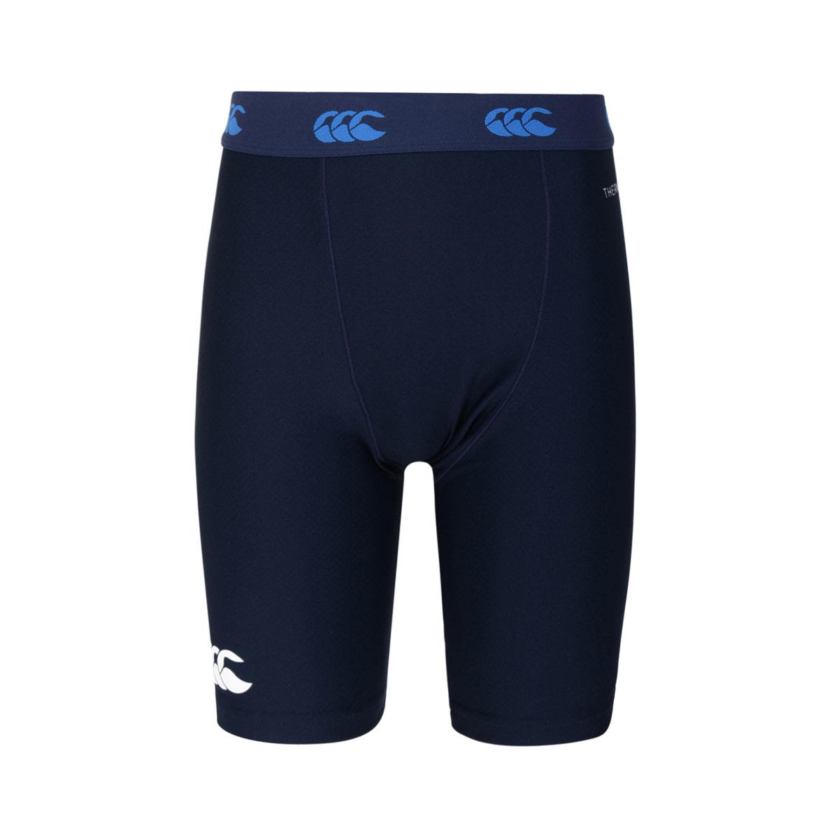 Canterbury Thermoreg Baselayer Cold Shorts Navy Kids - Front Canterbury Thermoreg Baselayer Cold Shorts Navy Kids - Front