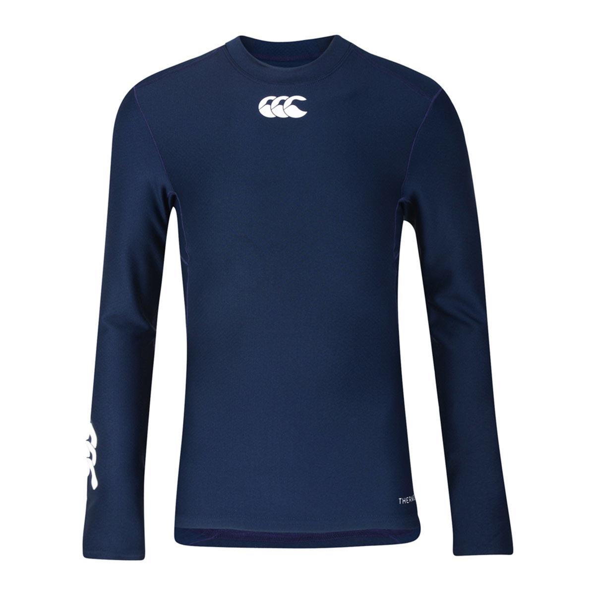 Canterbury Thermoreg Baselayer L/S Cold Top Navy Kids - Front Canterbury Thermoreg Baselayer L/S Cold Top Navy Kids - Front