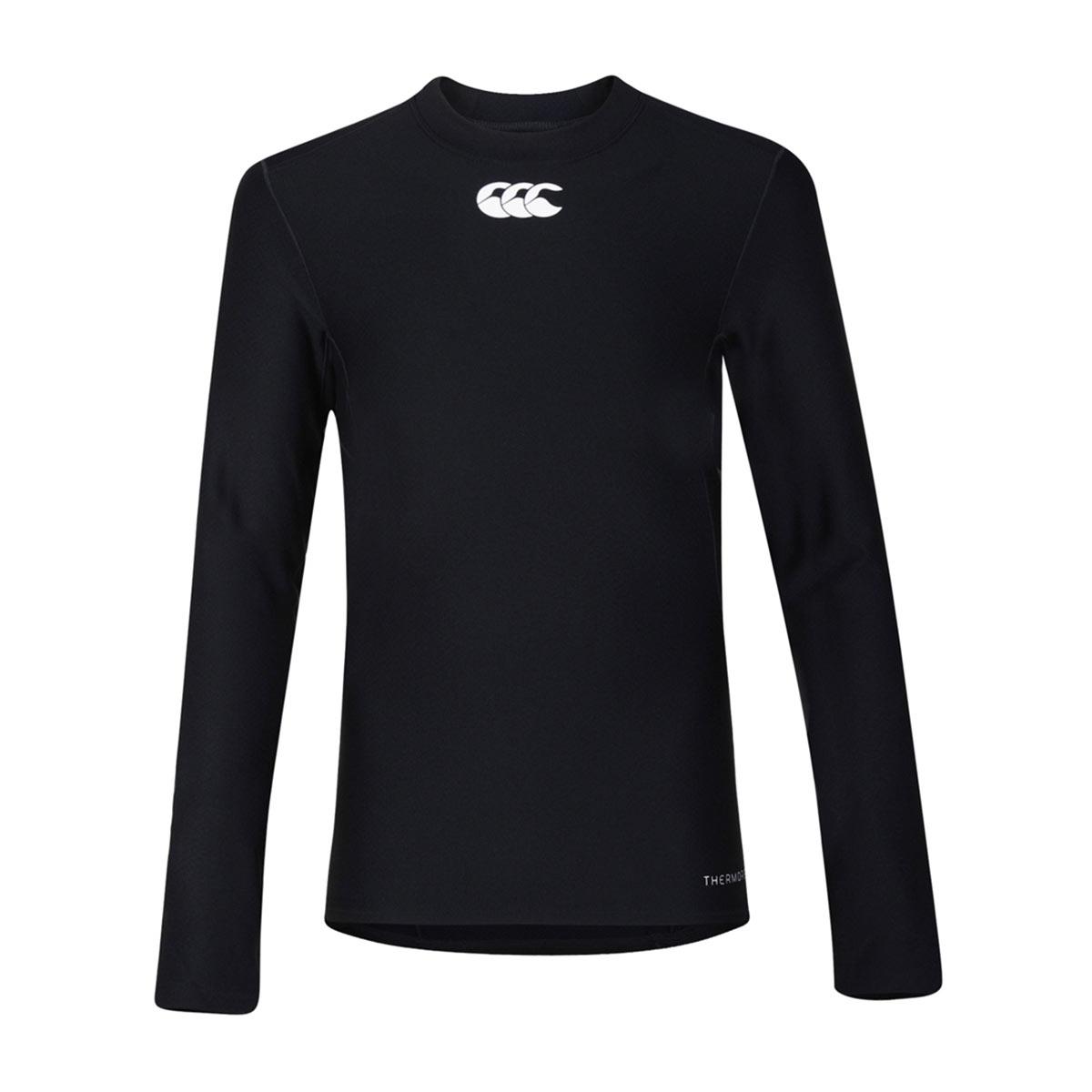 Canterbury Thermoreg Baselayer L/S Cold Top Black Kids - Front Canterbury Thermoreg Baselayer L/S Cold Top Black Kids - Front