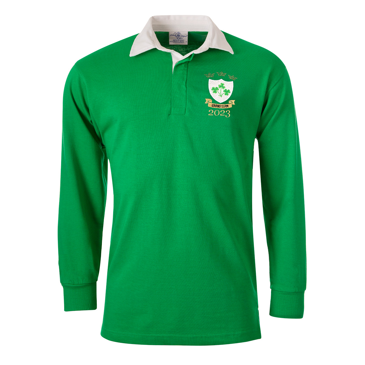 Ireland Mens Grand Slam 2023 Classic Rugby Shirt - Long Sleeve - Ireland Mens Grand Slam 2023 Classic Rugby Shirt - Long Sleeve -