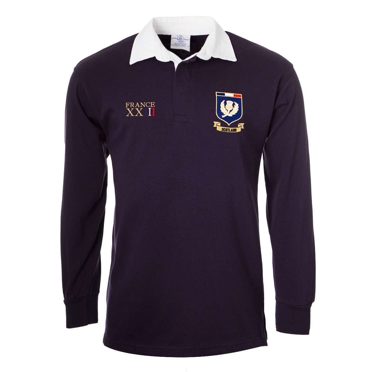 Scotland Mens World Cup Classic Rugby Shirt - Long Sleeve Navy - Scotland Mens World Cup Classic Rugby Shirt - Long Sleeve Navy -