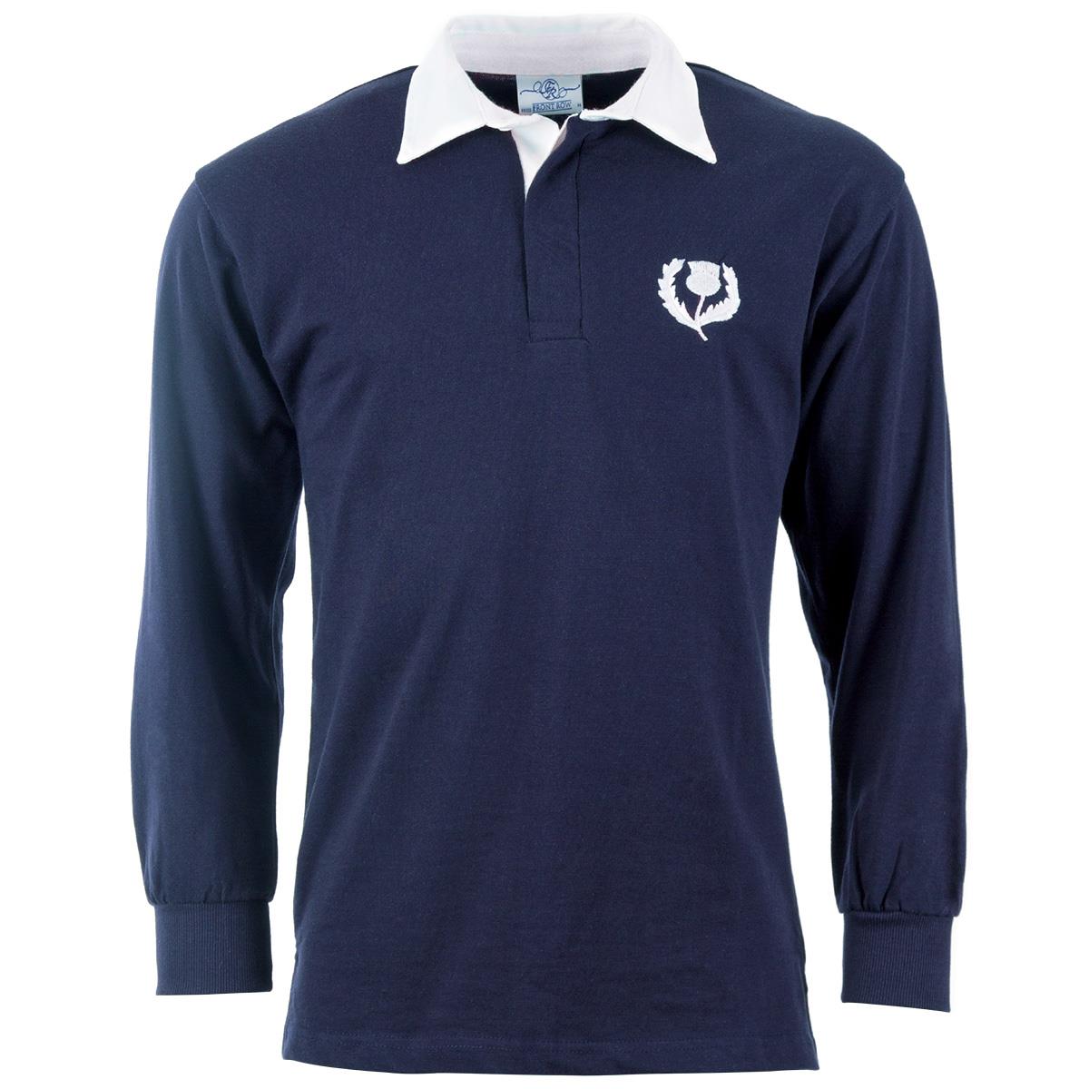 Scotland Classic Rugby Shirt L/S - Front Scotland Classic Rugby Shirt L/S - Front