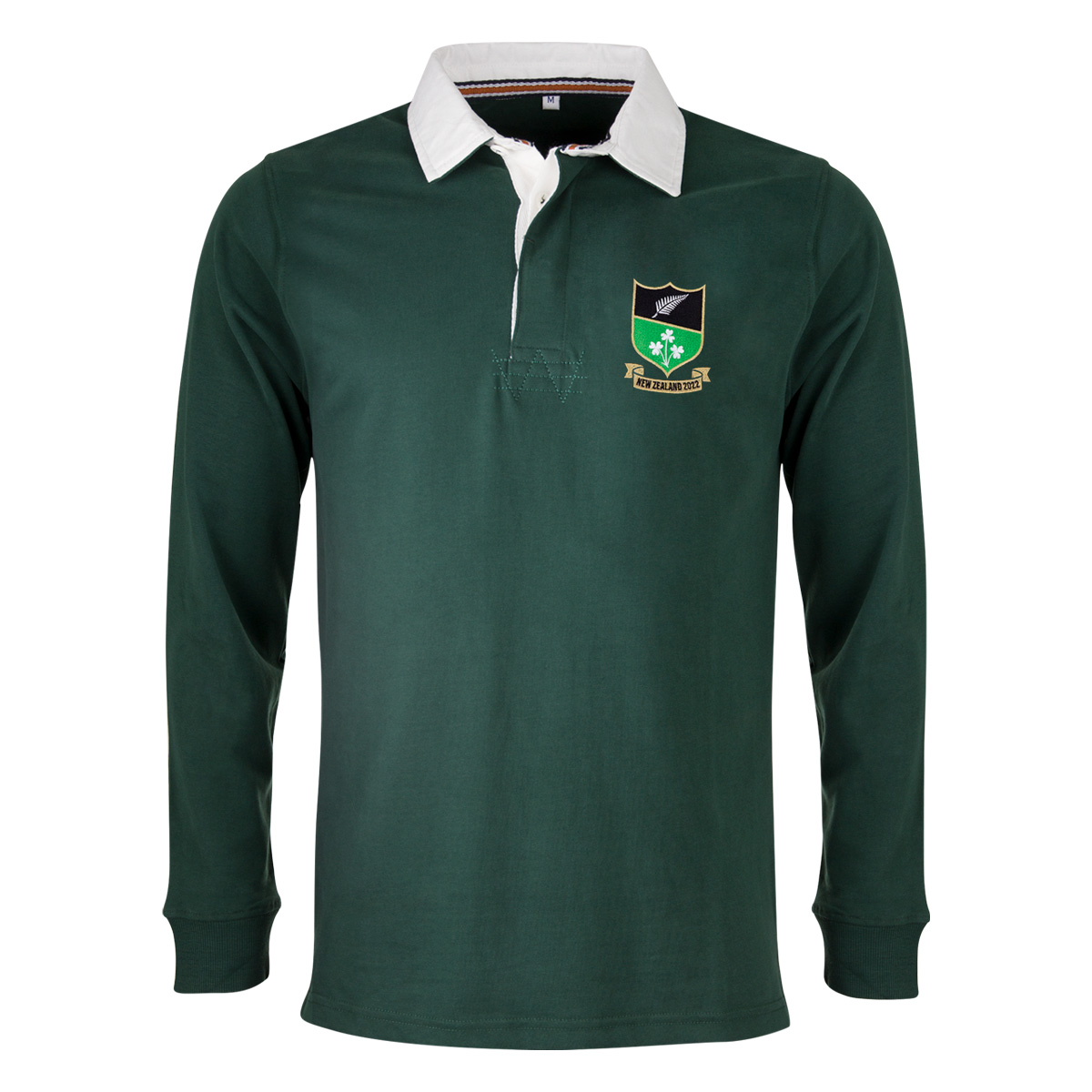 Ireland Mens Summer Tour Heavyweight Rugby Shirt - Long Sleeve - Ireland Mens Summer Tour Heavyweight Rugby Shirt - Long Sleeve -
