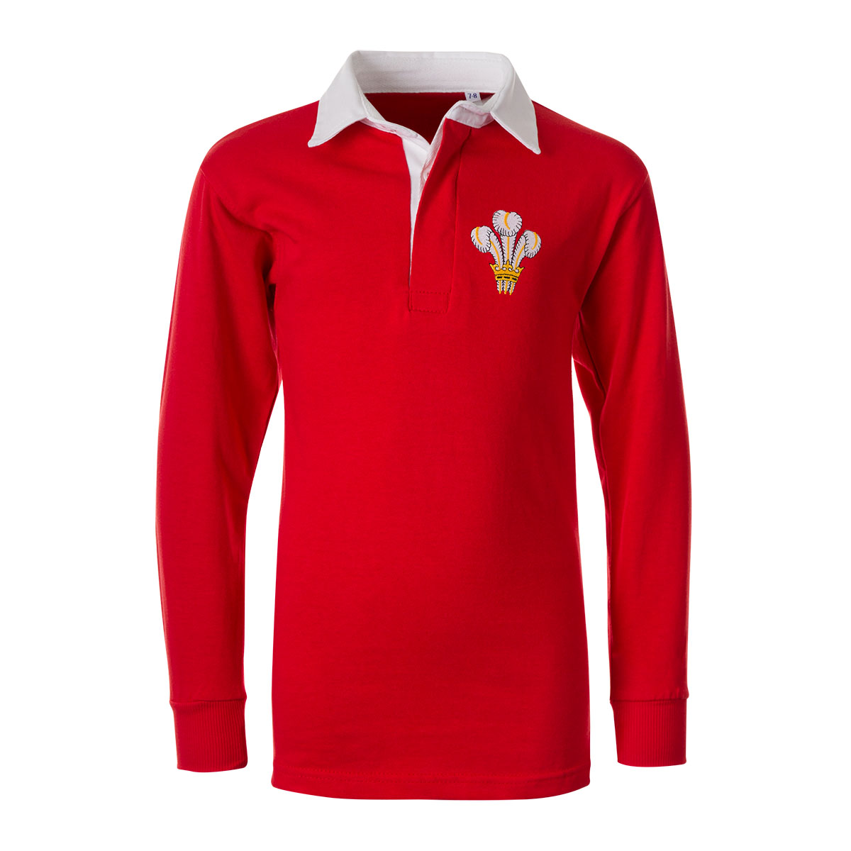Front Row Wales Classic Rugby Shirt L/S Kids - Front Front Row Wales Classic Rugby Shirt L/S Kids - Front