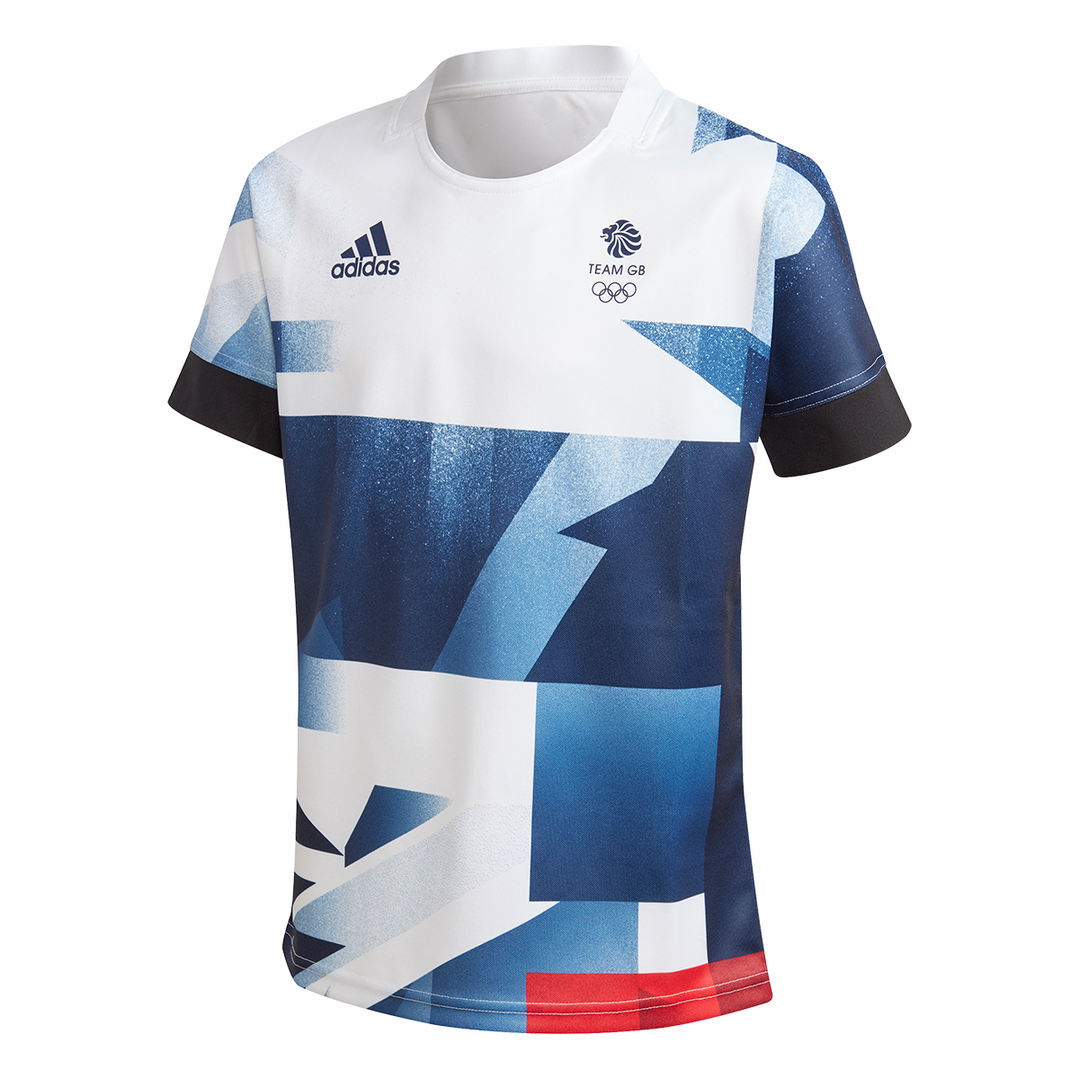 adidas Team GB Rugby Shirt S/S Kids 2021 - Front adidas Team GB Rugby Shirt S/S Kids 2021 - Front