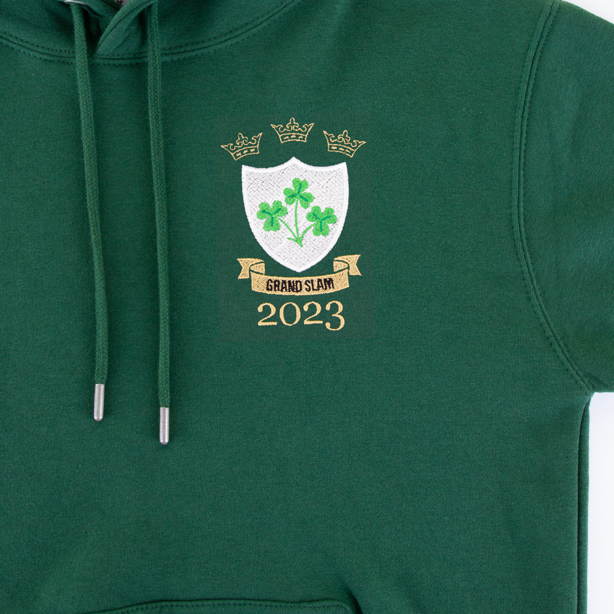 Ireland Womens Grand Slam 2023 Classic Pullover Hoodie - Bottle  Ireland Womens Grand Slam 2023 Classic Pullover Hoodie - Bottle