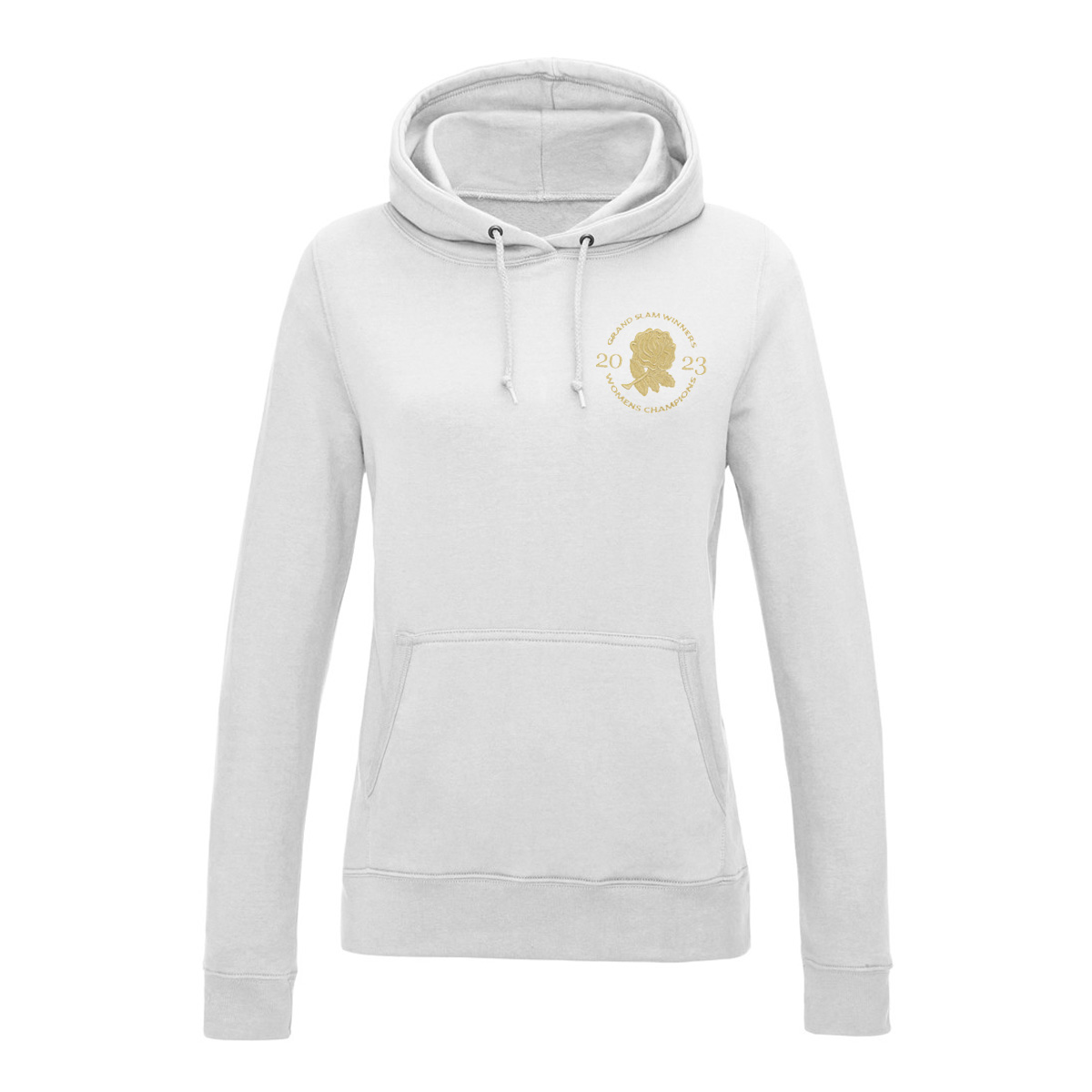 England Womens Grand Slam 2023 Classic Pullover Hoodie - White - England Womens Grand Slam 2023 Classic Pullover Hoodie - White -
