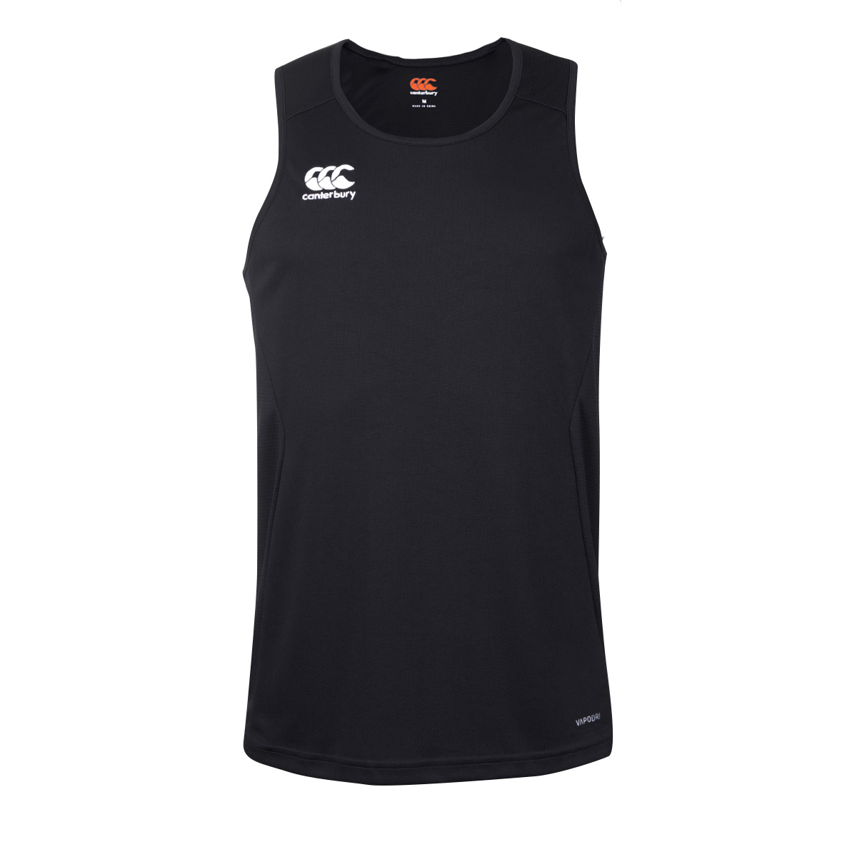 Canterbury Club Training Vest Black - Front Canterbury Club Training Vest Black - Front