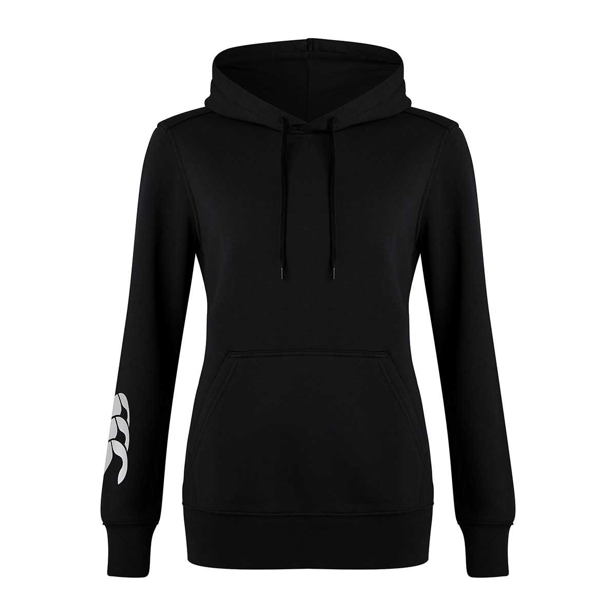 Canterbury Womens Club Hoodie Black - Front Canterbury Womens Club Hoodie Black - Front