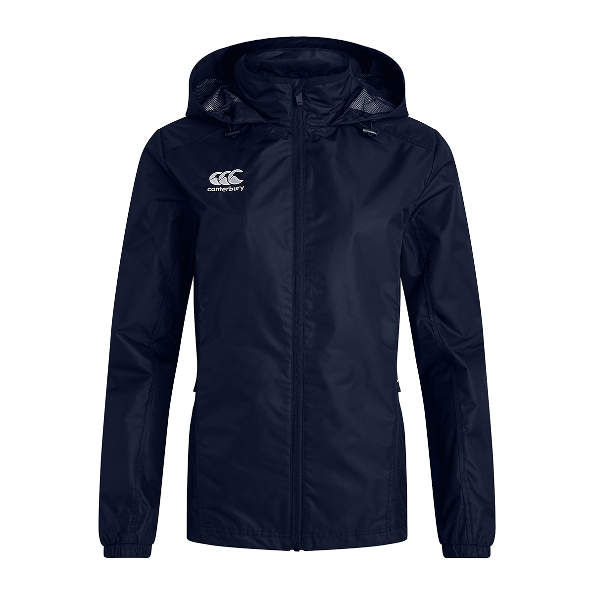 Canterbury Womens Club Vaposhield Full Zip Rain Jacket Navy - Fr Canterbury Womens Club Vaposhield Full Zip Rain Jacket Navy - Fr