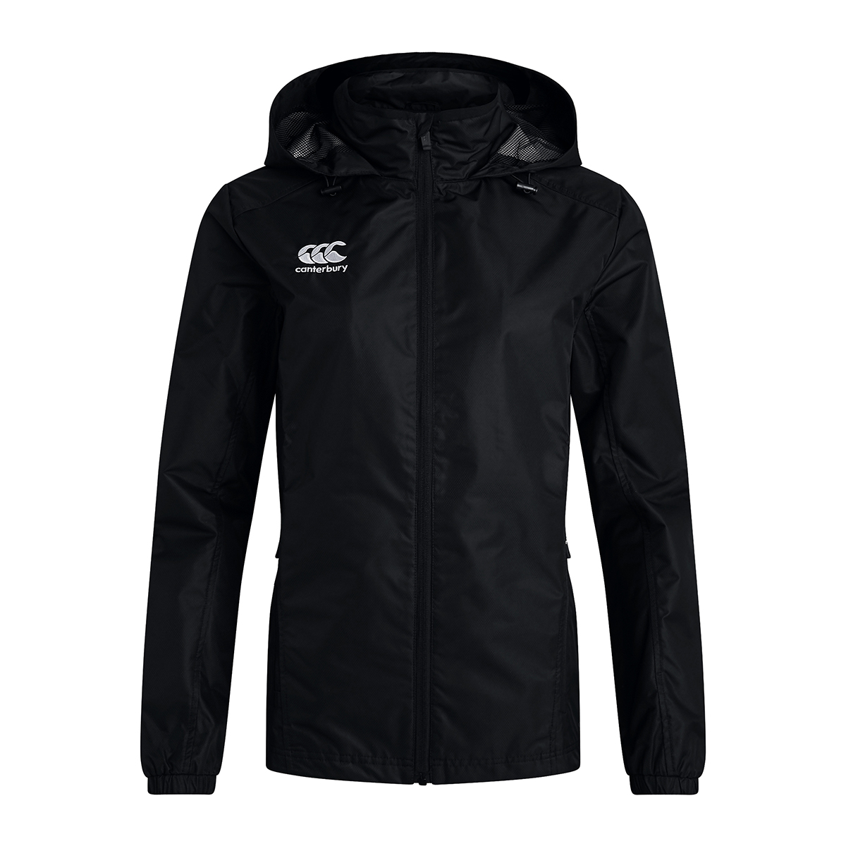 Canterbury Womens Club Vaposhield Full Zip Rain Jacket Black - F Canterbury Womens Club Vaposhield Full Zip Rain Jacket Black - F