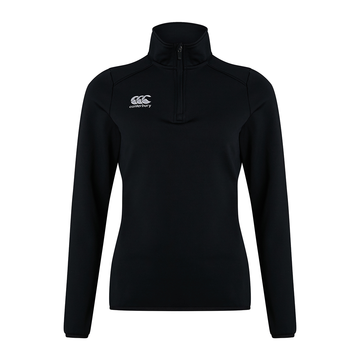 Canterbury Womens Club 1/4 Zip Mid Layer Training Top Black - Fr Canterbury Womens Club 1/4 Zip Mid Layer Training Top Black - Fr
