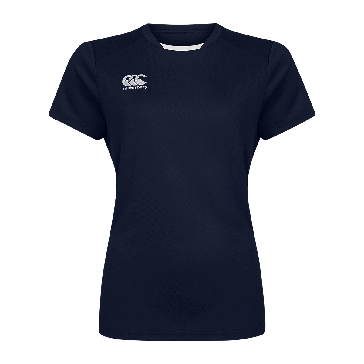 Canterbury Womens Club Training Tee Navy - Front Canterbury Womens Club Training Tee Navy - Front