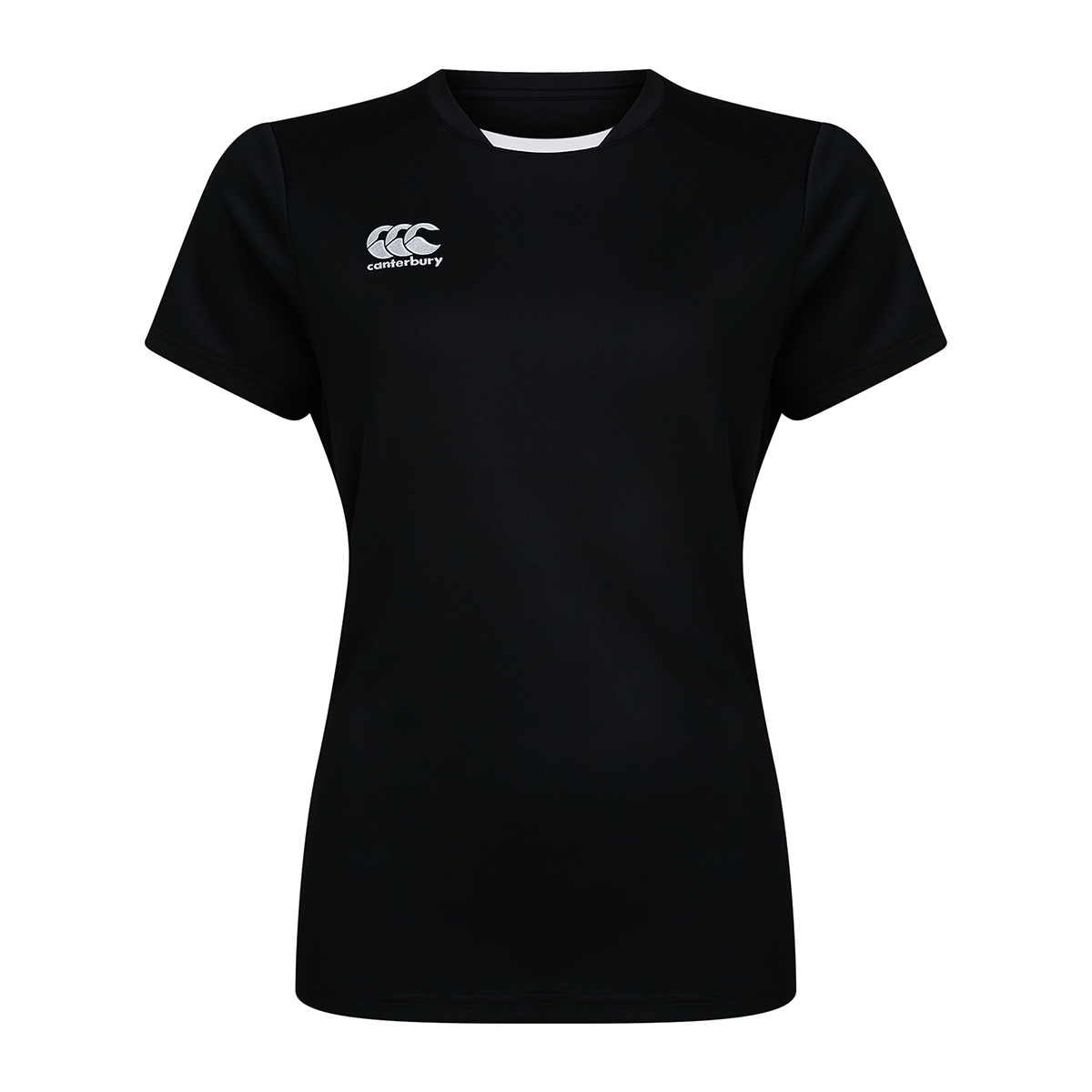 Canterbury Womens Club Training Tee Black - Front Canterbury Womens Club Training Tee Black - Front