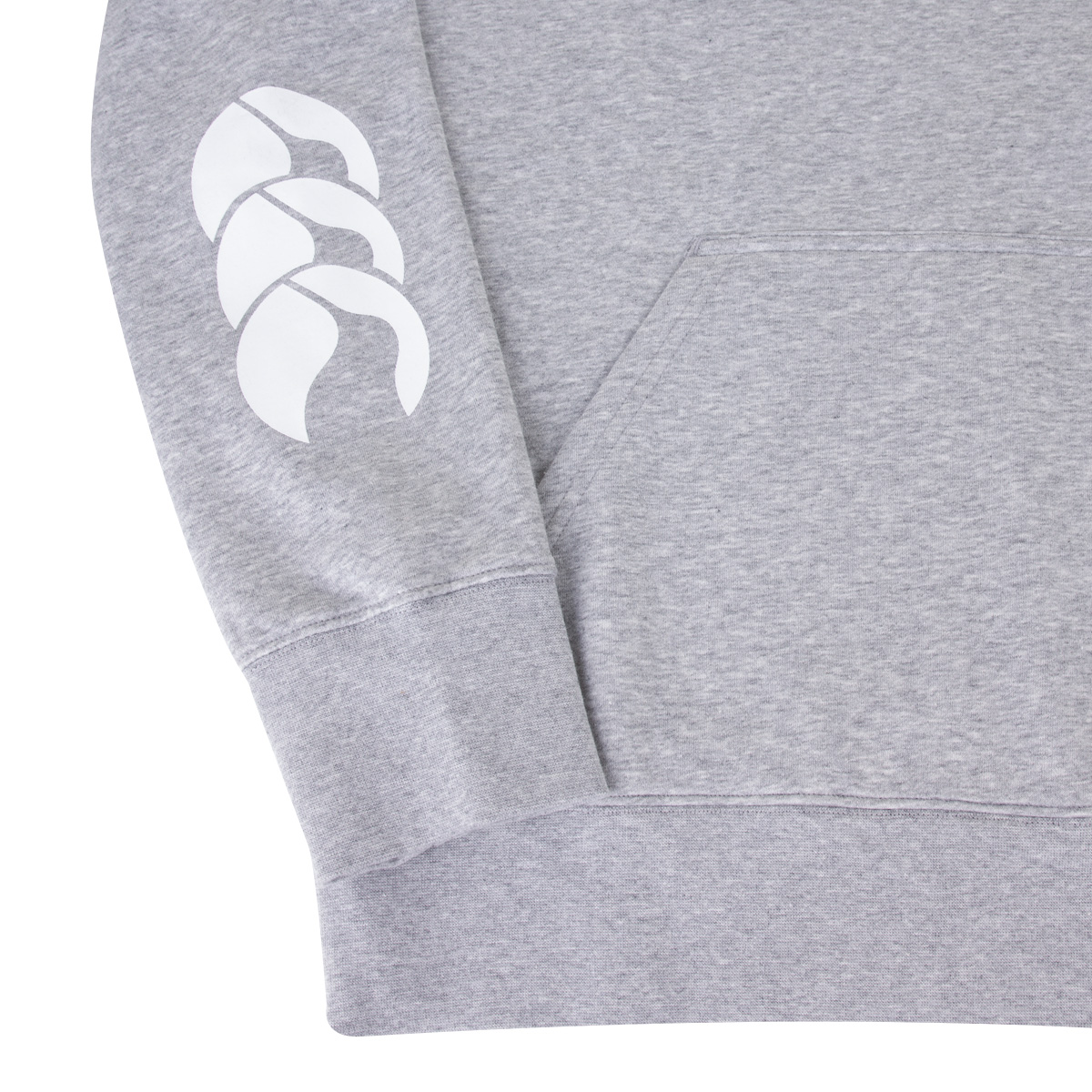 Canterbury Club Hoodie Grey - Sleeve