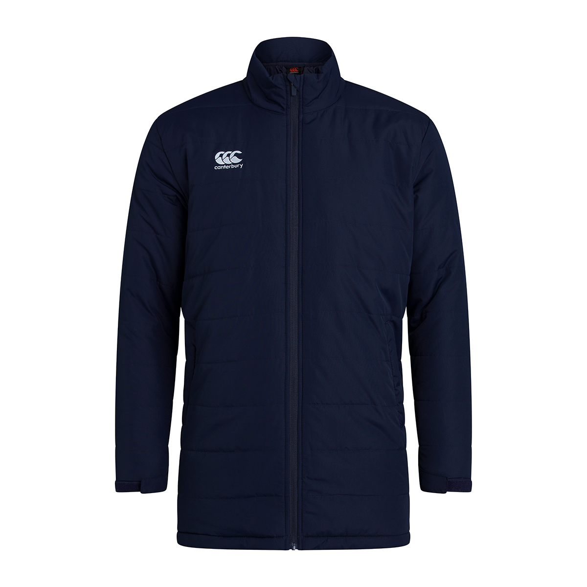 Canterbury Club Thermoreg Padded Jacket Navy - Front Canterbury Club Thermoreg Padded Jacket Navy - Front