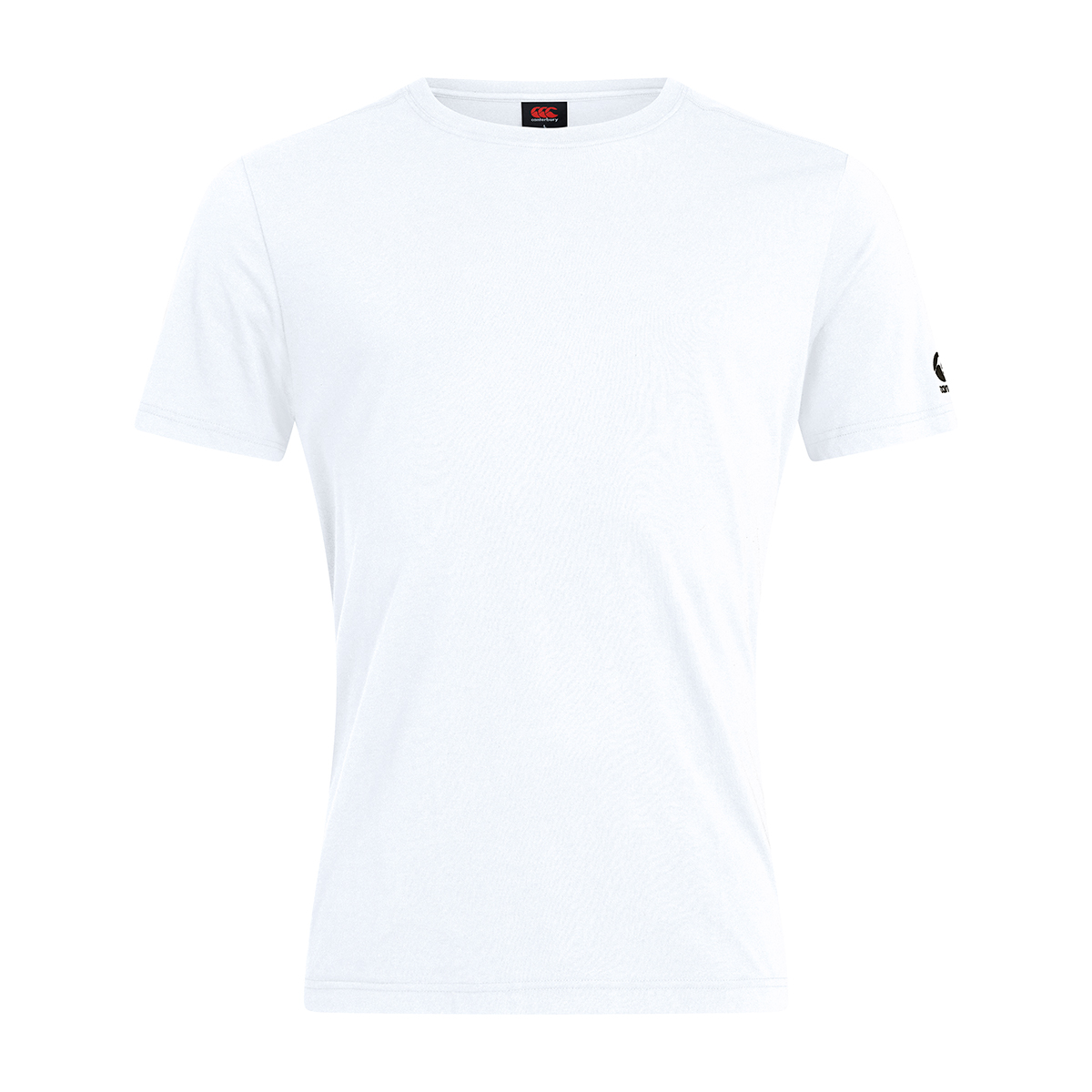 Canterbury Mens Club Plain T-Shirt - White - Front Canterbury Mens Club Plain T-Shirt - White - Front