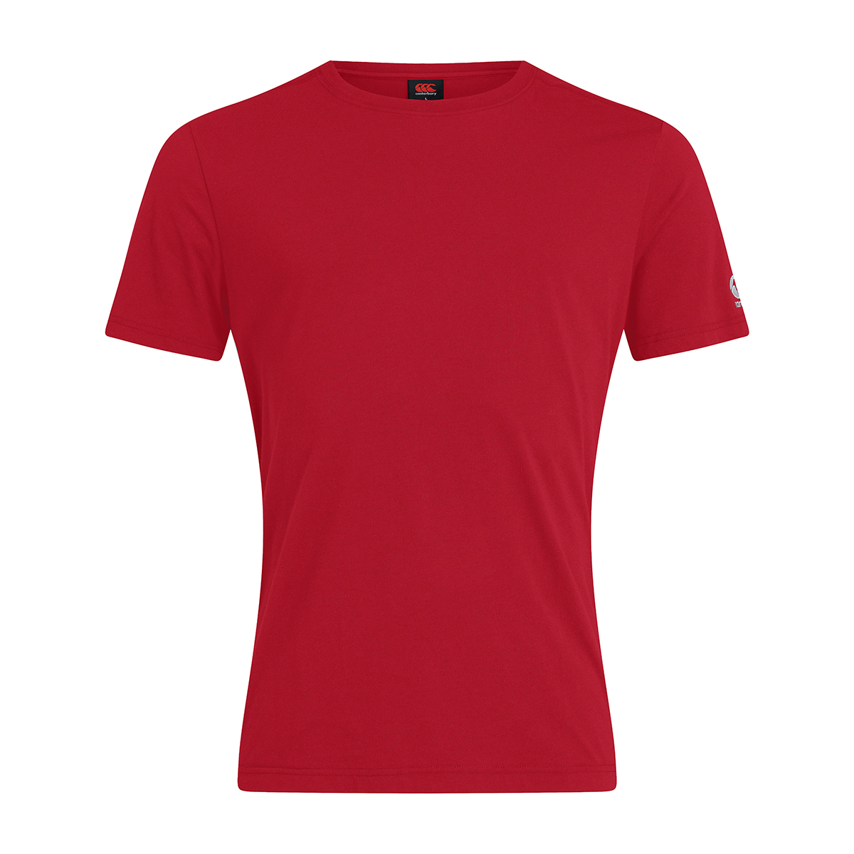 Canterbury Club Plain Tee Red - Front Canterbury Club Plain Tee Red - Front