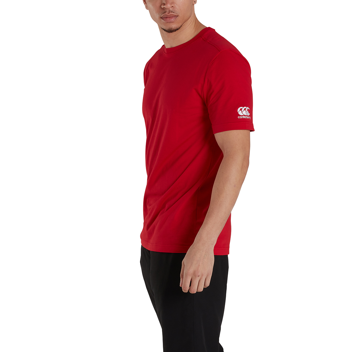 Canterbury Club Plain Tee Red - Model Canterbury Club Plain Tee Red - Model