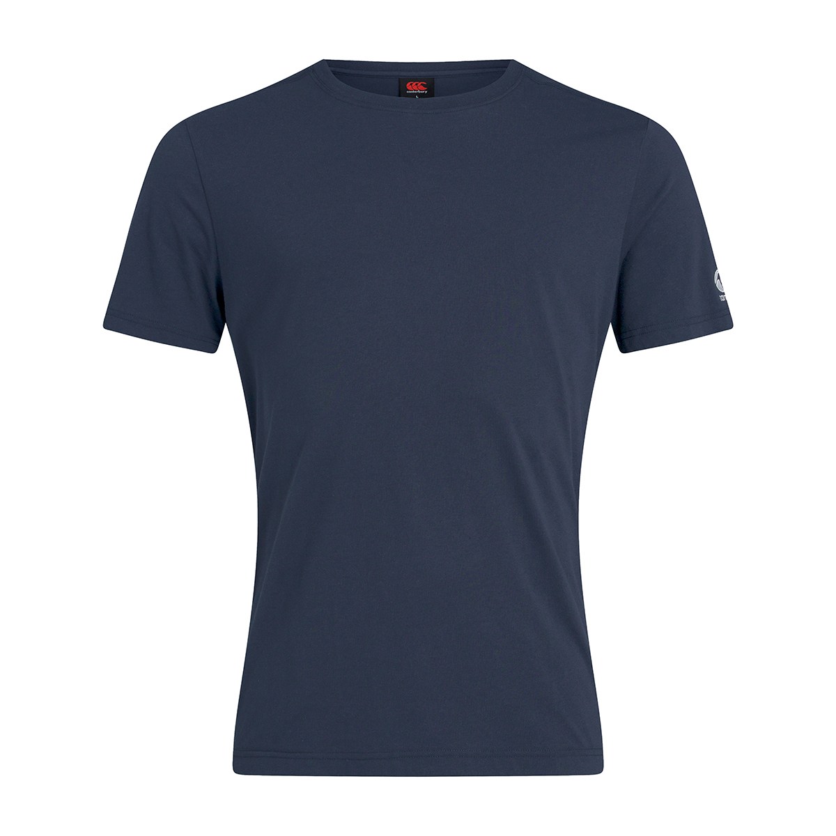 Canterbury Club Plain Tee Navy - Front Canterbury Club Plain Tee Navy - Front