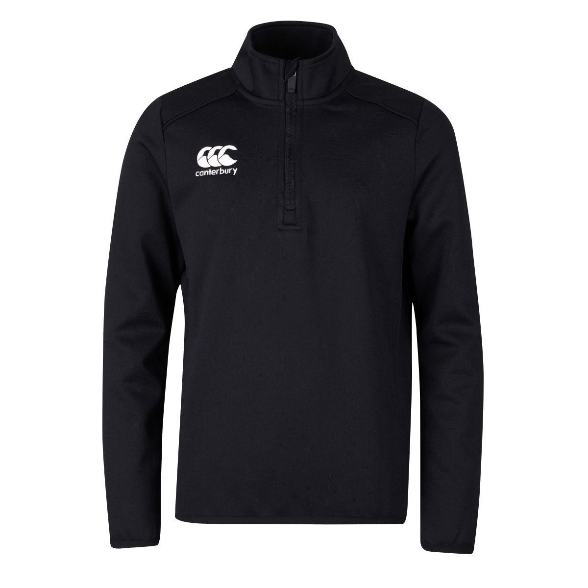 Canterbury Club 1/4 Zip Mid Layer Training Top Black Youths - Fr Canterbury Club 1/4 Zip Mid Layer Training Top Black Youths - Fr